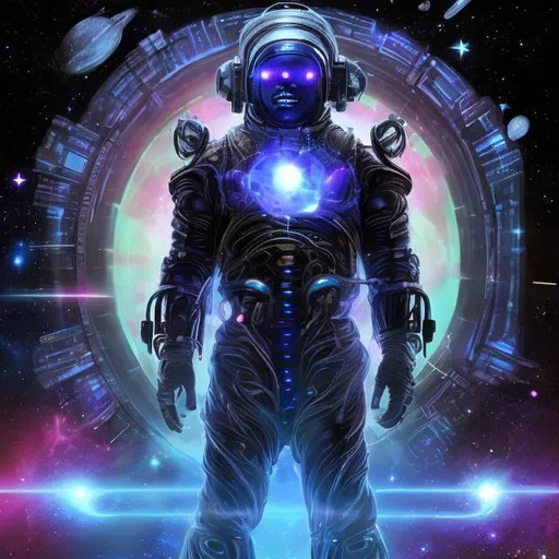 Prompt: Cosmic sci-fi god