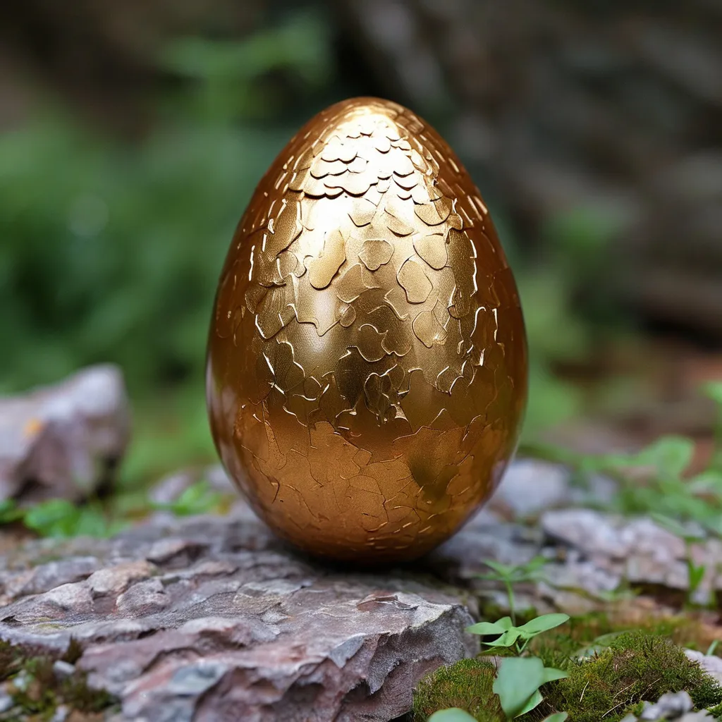 Prompt: Egg bronze
