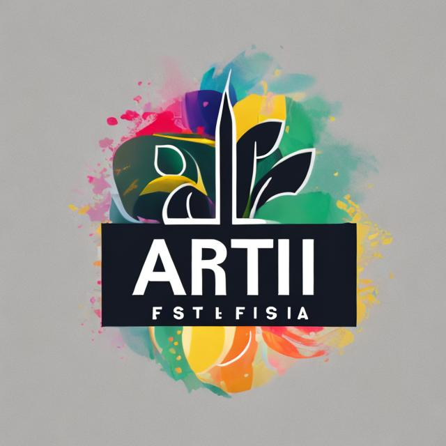 Prompt: A logo for art festival
