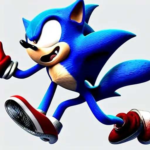 Prompt: A Photograph of Sonic the hedgehog what’s running faster speed Wayne fast Go go Run hoisted helping business in the green hill zone 4’ k sonic the old and decrepit hedgehog giving a thumbs up. 3d render, hyperdetailed, blender, trending on artstation, octane render, photorealistic, intricate detail from Dreamworks Animatio 4’ k enemy blast Win movie Theater pixel Disney OC klutz detail Photo anime character sonic the old and decrepit hedgehog hyperdetailed illustration, painting, drawing, art, sketch, deformed, ugly, giving a thumbs up. 3d render, hyperdetailed, keep biopic coming Dreamworks 8k 