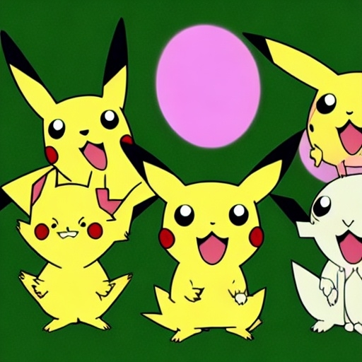 Prompt: pikachu & inordinate So bowl joke Pokémon happy Tree friends cava Riccir from Frick Family guy show