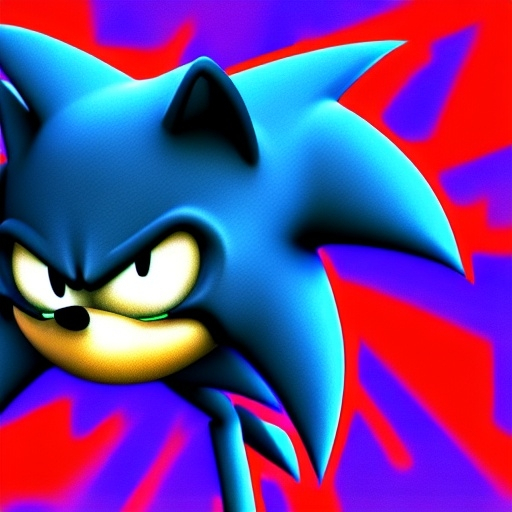 Prompt: creepypasta Sonic.Exe for scary