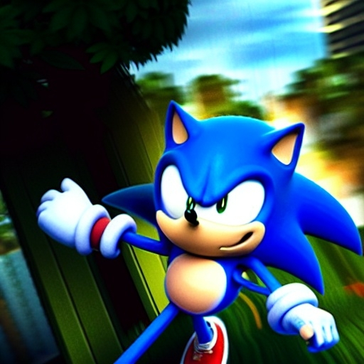 Prompt: A Photograph of Sonic the hedgehog what’s running faster speed Wayne fast Go go Run hoisted helping business in the green hill zone 4 from Dreamworks Animatio 4’ k 3D enemy  blast Win movie Theater pixel Disney OC klutz detail Photo anime character