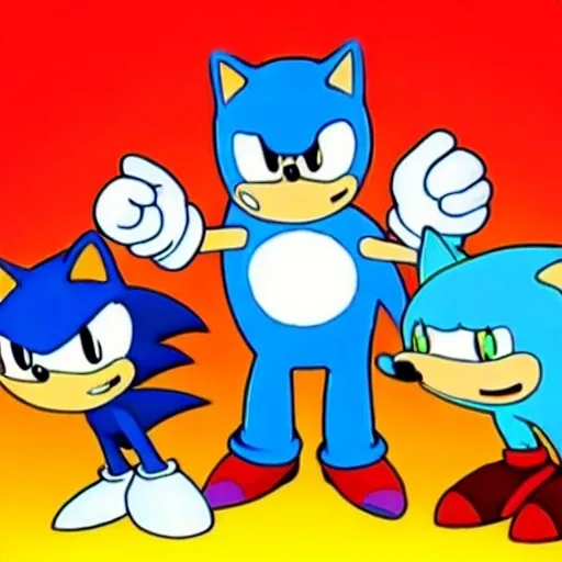 Prompt: Sonic Family guy from ( 2 5 7 8 )