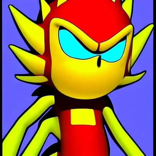 Prompt: sonic.exe digital art "weird sonic OC egg deviantart" terrible dr eggman  mma illustration,3 ,D 4 , K  painting, drawing, art, green door Robotnik creepy found  sketch art detail 6 , 4 4 , K photograph total style digital art,