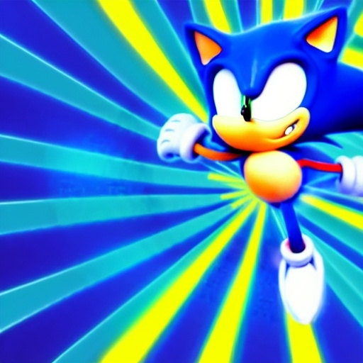 Prompt: A Photograph of Sonic the hedgehog what’s running faster speed Wayne fast Go go Run hoisted helping business in the green hill zone 4 from Dreamworks Animatio 4’ k 3D enemy  blast Win movie Theater pixel Disney OC klutz detail Photo anime character