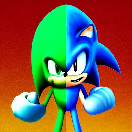 Prompt: sonic.exe digital art "weird sonic OC egg deviantart" terrible mma Photorealistic illustration,3 ,D 4 , K  painting, drawing, art, green door Robotnik sketch mouth on and teeth art detail 6 , 4 4 , K photograph total style digital art,