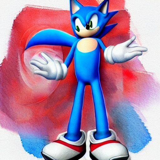 Prompt: a portrait of a beautiful new photo Sonic from OC making a A pink a waterColor and look like pinky Hedgehog hd 4’ k 2d 8k detail freak and A make up slowly sketch watercolor guessing illustration, painting reminisce Spider-Man about find Africa pow a little bit more sore throwing away with A boy using the crayon find a hawk Blue hedgehog is a white shirt Sonic the hedgehog throwing the shirt pants Artstation detail