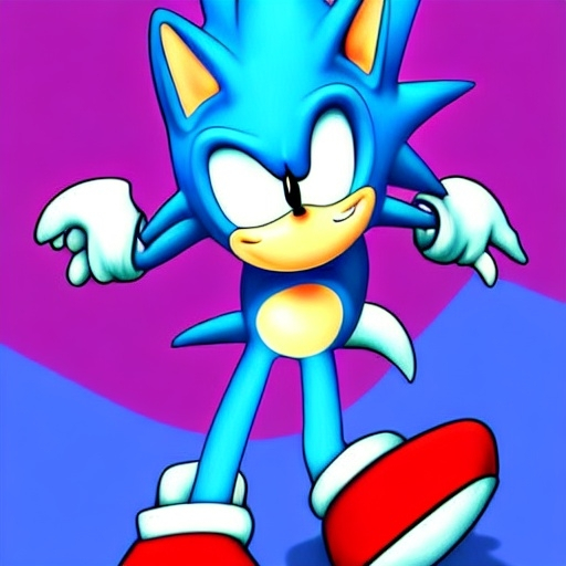 Prompt: sonic.exe digital art "weird sonic deviantart" terrible mma illustration,3 ,D 4 , K  painting, drawing, art, sketch