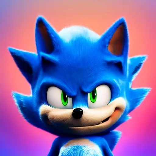 Prompt: A photograph Sonic Fox name is tonic the fox for Disney pixel movie dreamWorks Highly detailed Art Photorealistic 4k 