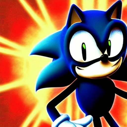 Prompt: creepypasta Sonic.Exe for scary red eyes flashlight torque Black creepy found Break laughing 