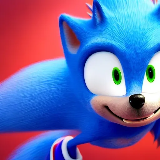 Prompt: A photograph Sonic Fox name is tonic the fox for Disney pixel movie dreamWorks Highly detailed Art Photorealistic 4k 