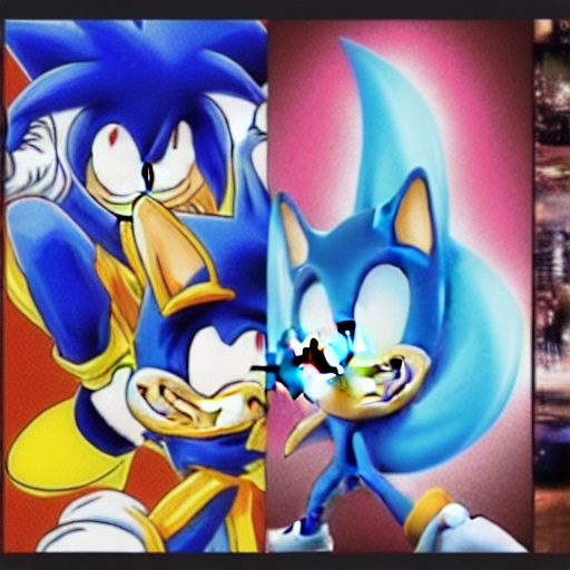 Prompt: Excite Me sonic the hedgehog and say l Character animation which dragon ball Z studio ghibli how to beat up Grease sonic on Suki Taxila Japanese anime Art detail artstation Camera look at all these details