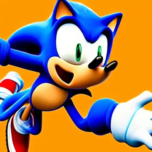 Prompt: A Photograph of Sonic the hedgehog what’s running faster speed Wayne fast Go go Run hoisted helping business in the green hill zone 4 from Dreamworks Animatio 4’ k 3D enemy  blast Win movie Theater pixel Disney OC klutz detail Photo anime character