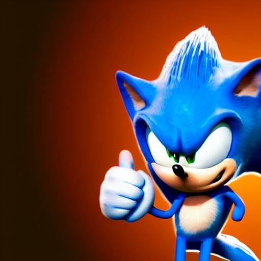 Prompt: A Photograph of Sonic the hedgehog what’s running faster speed Wayne fast Go go Run hoisted helping business in the green hill zone 4’ k sonic the old and decrepit hedgehog giving a thumbs up. 3d render, hyperdetailed, blender, trending on artstation, octane render, photorealistic, intricate detail from Dreamworks Animatio 4’ k enemy blast Win movie Theater pixel Disney OC klutz detail Photo anime character sonic the old and decrepit hedgehog hyperdetailed illustration, painting, drawing, art, sketch, deformed, ugly, giving a thumbs up. 3d render, hyperdetailed, keep biopic coming Dreamworks 8k 