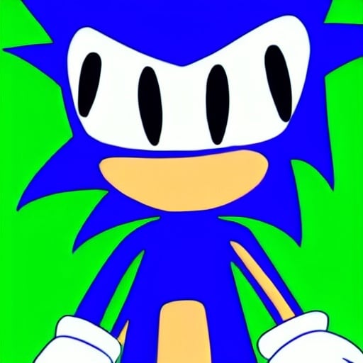 Prompt: sonic.exe horror Creepypasta digital art "weird sonic egh deviantart" MS paint artterrible dr eggman  mma illustration,3 ,D 4 , K  painting, drawing, art, green Rogh creepy found  sketch art detail 6 , 4 4 , K photograph total mouth eyeball eyeball flashing light fire head screaming light