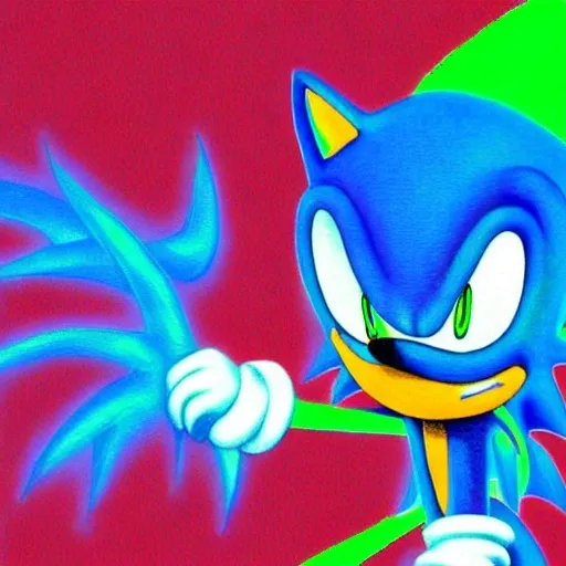 Prompt: sonic.exe horror Creepypasta digital art "weird sonic egh deviantart" MS paint artterrible dr eggman mma illustration,3 ,D 4 , K painting, drawing, art, green Rogh creepy found sketch art detail 6 , 4 4 , K photograph total mouth eyeball eyeball flashing light fire head screaming light