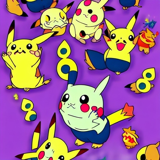 Prompt: pikachu & inordinate So bowl joke Pokémon happy Tree friends cava Riccir from Frick Family guy show