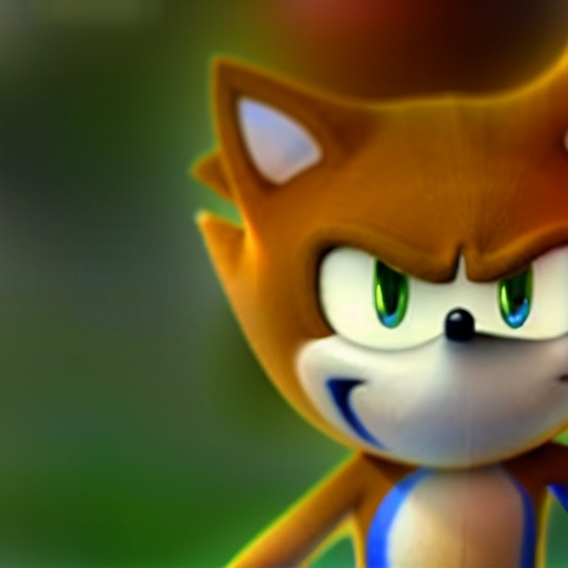 Prompt: a tails and series sonic Photorealistic 