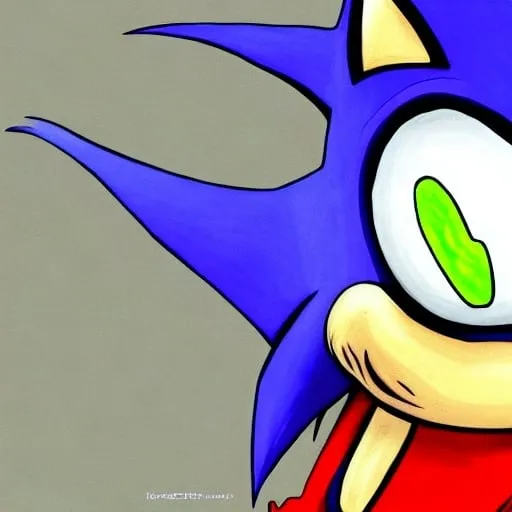 Prompt: sonic.exe horror Creepypasta digital art "weird sonic egh deviantart" MS paint artterrible dr eggman  mma illustration,3 ,D 4 , K  painting, drawing, art, green Rogh creepy found  sketch art detail 6 , 4 4 , K photograph total mouth eyeball eyeball flashing light fire head screaming light