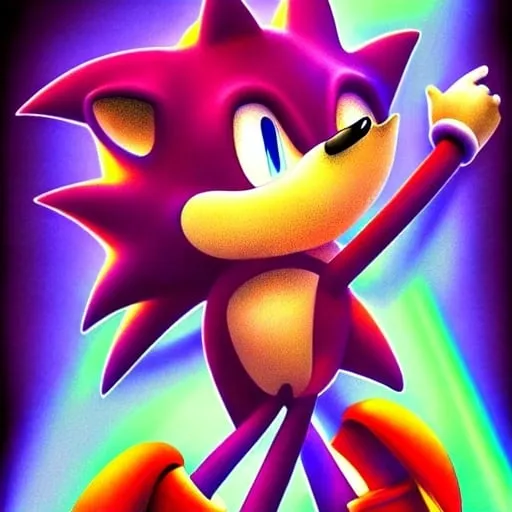 Prompt: sonic.exe digital art "weird sonic deviantart" terrible mma illustration,3 ,D 4 , K  painting, drawing, art, sketch