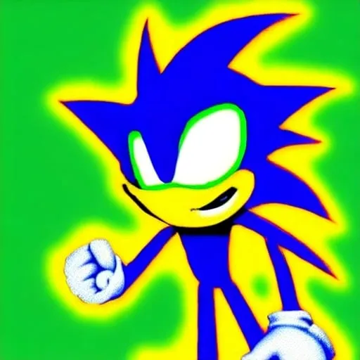 Prompt: sonic.exe horror Creepypasta digital art "weird sonic egh deviantart" MS paint artterrible dr eggman mma illustration,3 ,D 4 , K painting, drawing, art, green Rogh creepy found sketch art detail 6 , 4 4 , K photograph total mouth eyeball eyeball flashing light fire head screaming light