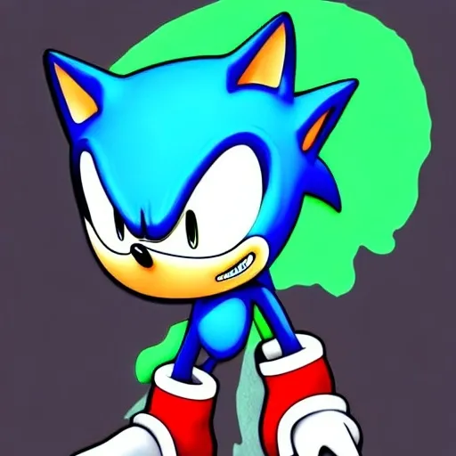 Prompt: sonic.exe digital art "weird sonic OC egg deviantart" terrible mma illustration,3 ,D 4 , K  painting, drawing, art, green door Robotnik creepy found  sketch art detail 6 , 4 4 , K photograph total style digital art,