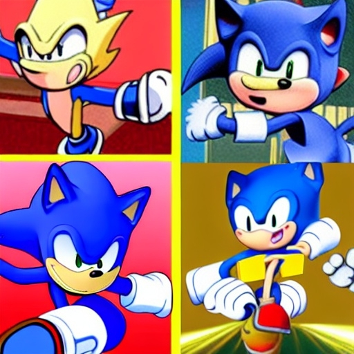 Prompt: Excite Me sonic the hedgehog and say l Character animation which dragon ball Z studio ghibli how to beat up Grease sonic on Suki Taxila Japanese anime Art detail artstation Camera look at all these details