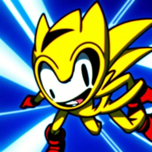 Prompt: Super Sonic 