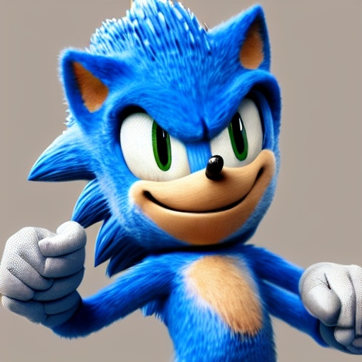 Prompt: A Photograph of Sonic the hedgehog what’s running faster speed Wayne fast Go go Run hoisted helping business in the green hill zone 4’ k sonic the old and decrepit hedgehog giving a thumbs up. 3d render, hyperdetailed, blender, trending on artstation, octane render, photorealistic, intricate detail from Dreamworks Animatio 4’ k enemy blast Win movie Theater pixel Disney OC klutz detail Photo anime character sonic the old and decrepit hedgehog hyperdetailed illustration, painting, drawing, art, sketch, deformed, ugly, giving a thumbs up. 3d render, hyperdetailed, keep biopic coming Dreamworks 8k 