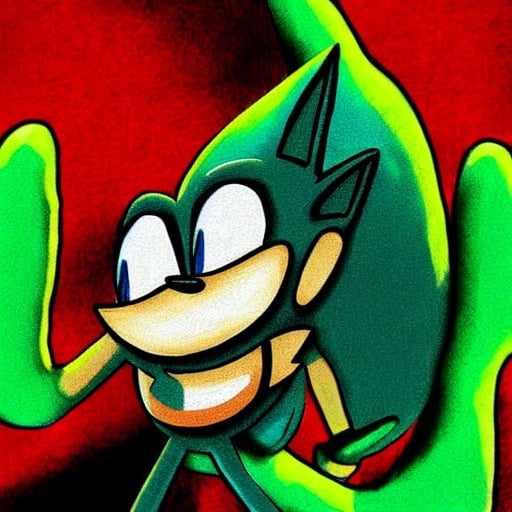 Prompt: sonic.exe digital art "weird sonic egg deviantart" terrible dr eggman  mma illustration,3 ,D 4 , K  painting, drawing, art, green door Robotnik creepy found  sketch art detail 6 , 4 4 , K photograph total