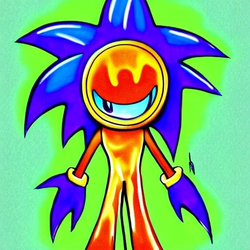 Prompt: sonic.exe horror Creepypasta digital art "weird sonic egh deviantart" MS paint artterrible dr eggman  mma illustration,3 ,D 4 , K  painting, drawing, art, green Rogh creepy found  sketch art detail 6 , 4 4 , K photograph total mouth eyeball eyeball flashing light fire head screaming light