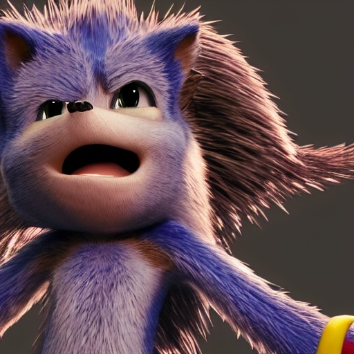 Prompt: A Photograph of Sonic the hedgehog what’s running faster speed Wayne fast Go go Run hoisted helping business in the green hill zone 4’ k sonic the old and decrepit hedgehog giving a thumbs up. 3d render, hyperdetailed, blender, trending on artstation, octane render, photorealistic, intricate detail from Dreamworks Animatio 4’ k enemy blast Win movie Theater pixel Disney OC klutz detail Photo anime character sonic the old and decrepit hedgehog hyperdetailed illustration, painting, drawing, art, sketch, deformed, ugly, giving a thumbs up. 3d render, hyperdetailed, keep biopic coming Dreamworks 8k 