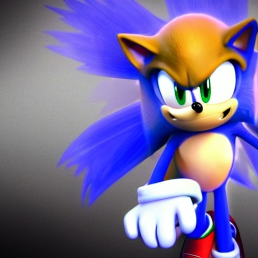 Prompt: A Photograph of Sonic the hedgehog what’s running faster speed Wayne fast Go go Run hoisted helping business in the green hill zone 4 from Dreamworks Animatio 4’ k 3D enemy  blast Win movie Theater pixel Disney OC klutz detail Photo anime character