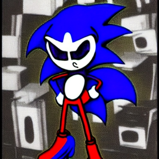 Prompt: creepypasta Sonic.Exe for scary