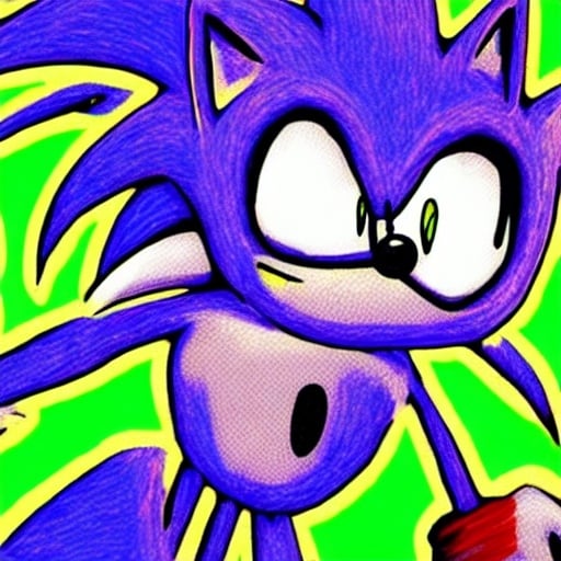 Prompt: sonic.exe horror Creepypasta digital art "weird sonic egh deviantart" MS paint artterrible dr eggman  mma illustration,3 ,D 4 , K  painting, drawing, art, green Rogh creepy found  sketch art detail 6 , 4 4 , K photograph total mouth eyeball eyeball flashing light fire head screaming light