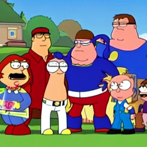 Prompt: a-cursed panel comic book family guy of kardashian as harry Peter griffin sonic a style on crack with kim kardashian of disappointment sanic indiana panel coni.fhe Pnc. find in logs upside-down circle shrugs. Peter griffin 64,