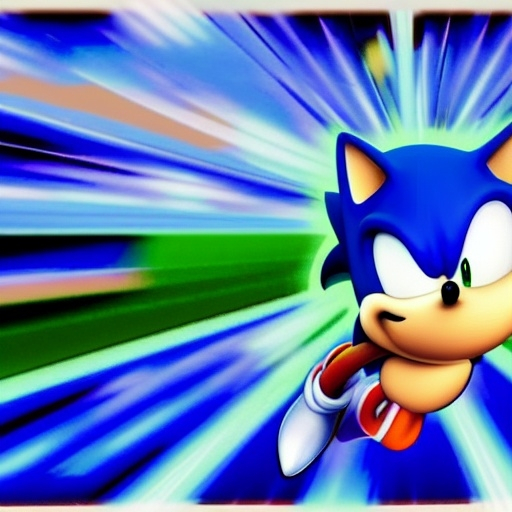 Prompt: A Photograph of Sonic the hedgehog what’s running faster speed Wayne fast Go go Run hoisted helping business in the green hill zone 4 from Dreamworks Animatio 4’ k 3D enemy  blast Win movie Theater pixel Disney OC klutz detail Photo anime character