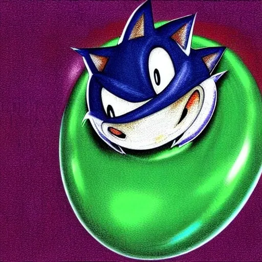 Prompt: sonic.exe digital art "weird sonic OC egg deviantart" terrible mma illustration,3 ,D 4 , K  painting, drawing, art, green door Robotnik creepy found  sketch art detail 6 , 4 4 , K photograph total style digital art,