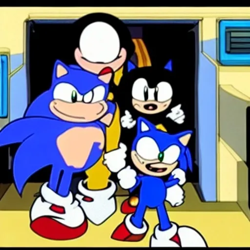 Prompt: Sonic Family guy from ( 2 5 7 8 )