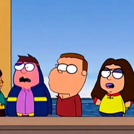 Prompt: a-cursed panel comic book family guy of kardashian as harry Peter griffin sonic a style on crack with kim kardashian of disappointment sanic indiana panel coni.fhe Pnc. find in logs upside-down circle shrugs. Peter griffin 64,