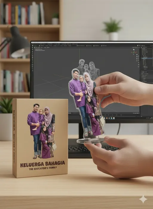 Prompt: 
Nure two hand gently pick up the figure on the frame and rotate it slightly for inpection.the model in the packaging box remain stationary,while all other background elements stay unchanged.
