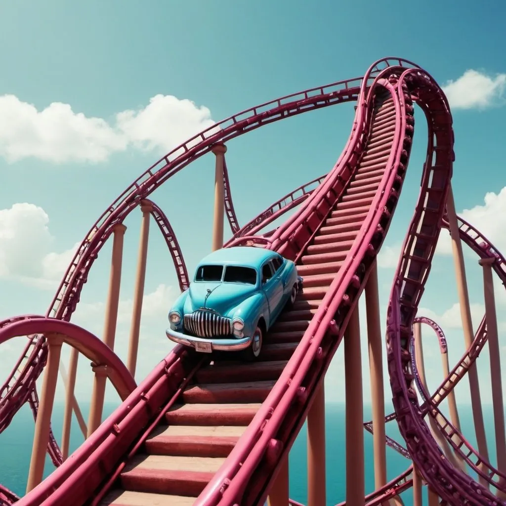 Prompt: An emotional roller coaster sedusa afornment love of success