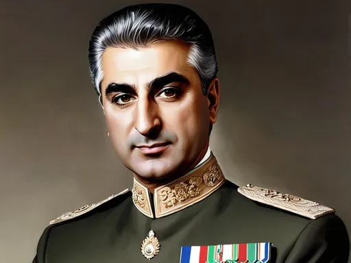 Prompt: نه عکس شاهزاده رضا پهلوی رو بکش 