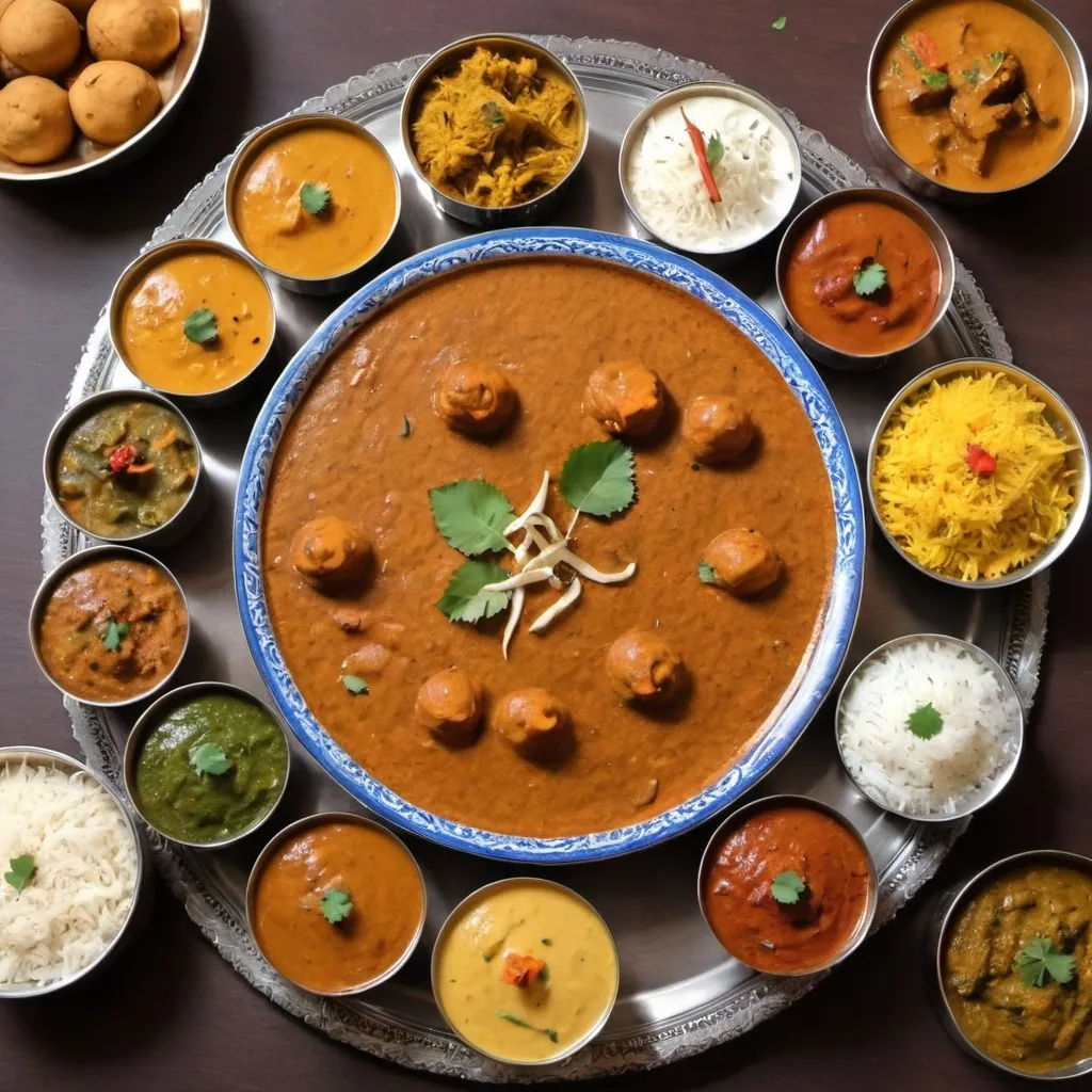 Prompt: Festive indian foods