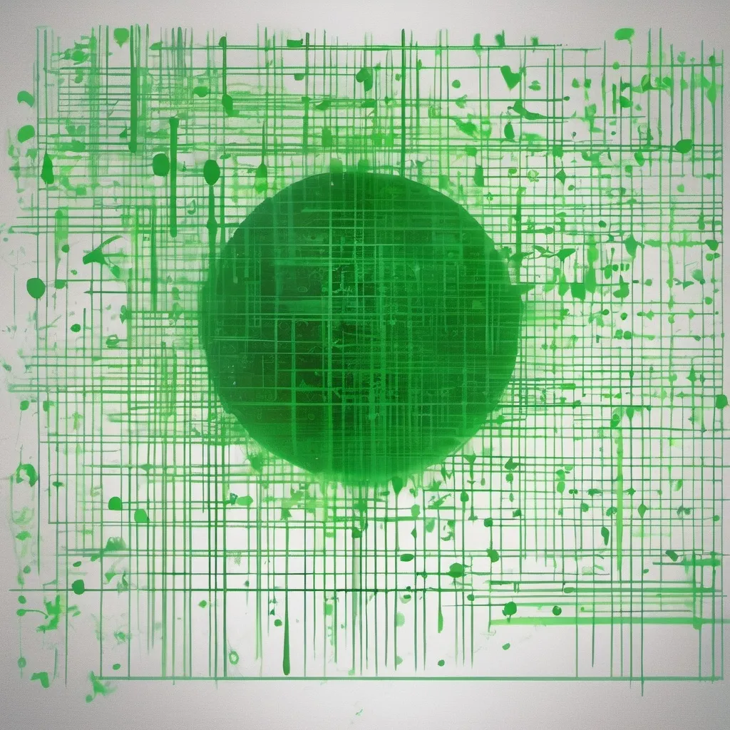 Prompt: draw The Fate Matrix, green colors moure, and life, and matrix, something abstractive