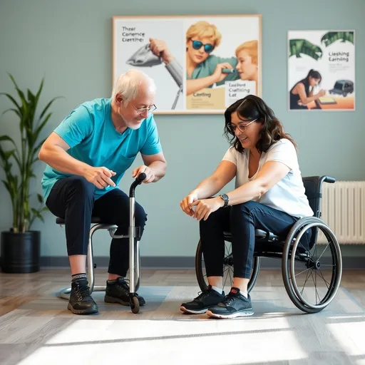 Prompt: Exercise for Learning disability with a carer 