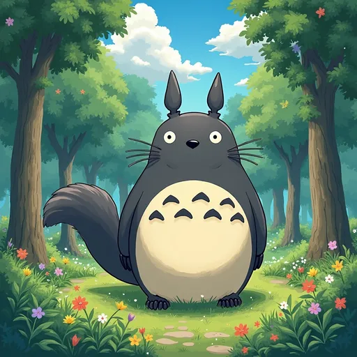 Prompt: Convert this image into studio Ghibli art