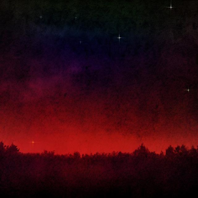 Prompt: Night sky, 70s horror style, background with a linear frame
