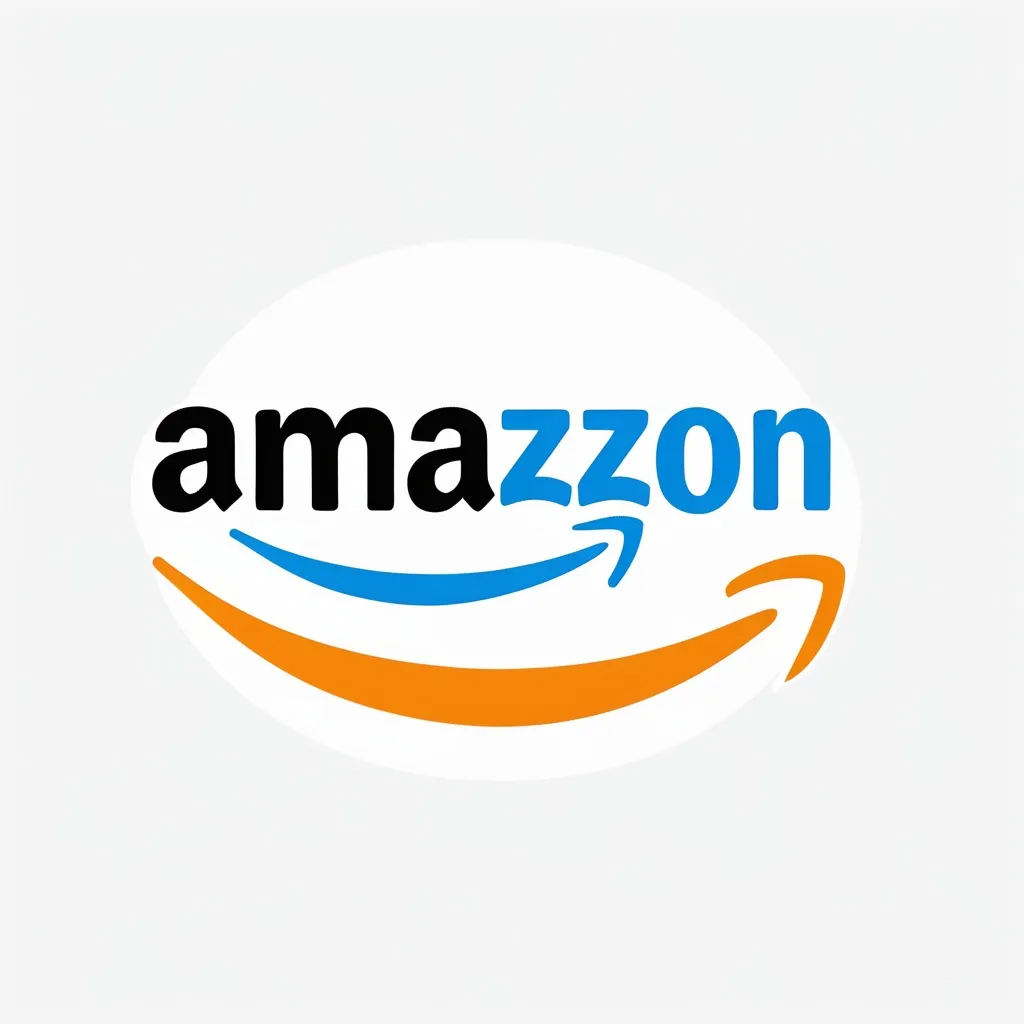 Prompt: logo  mit Amazonohne des direkte amazon logo und Ai zu tun had nur blaue und weiße und scharzr farben